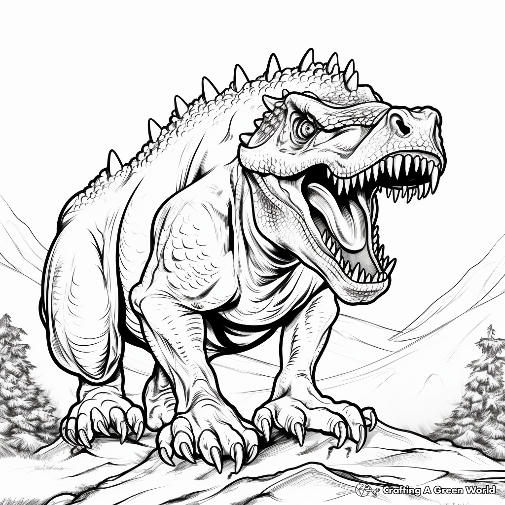 Collection 67 Best Carnotaurus Coloring Pages Download And Print For Free Shill Art