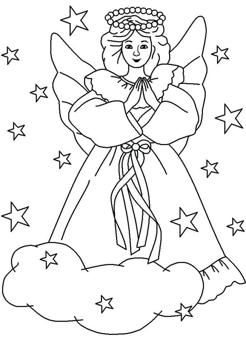 Collection Of Angel Coloring Pages Free Coloring Sheets Angel Coloring Pages Christmas