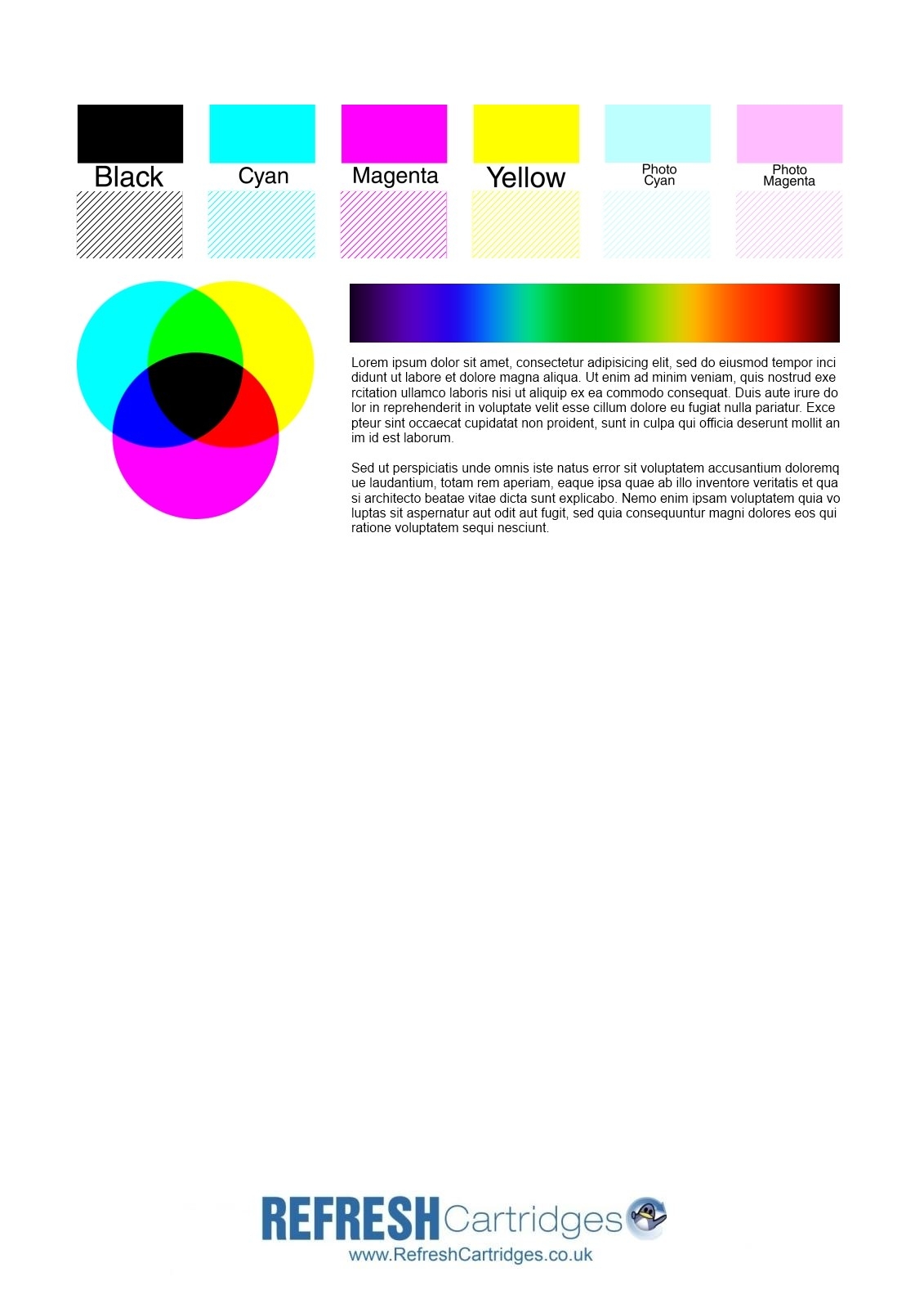 Color Laser Printer Test Page Samkda