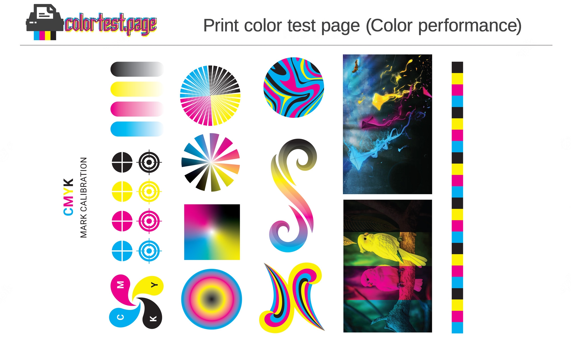 Color Test Page Printer Color Pdf Pages For Testing