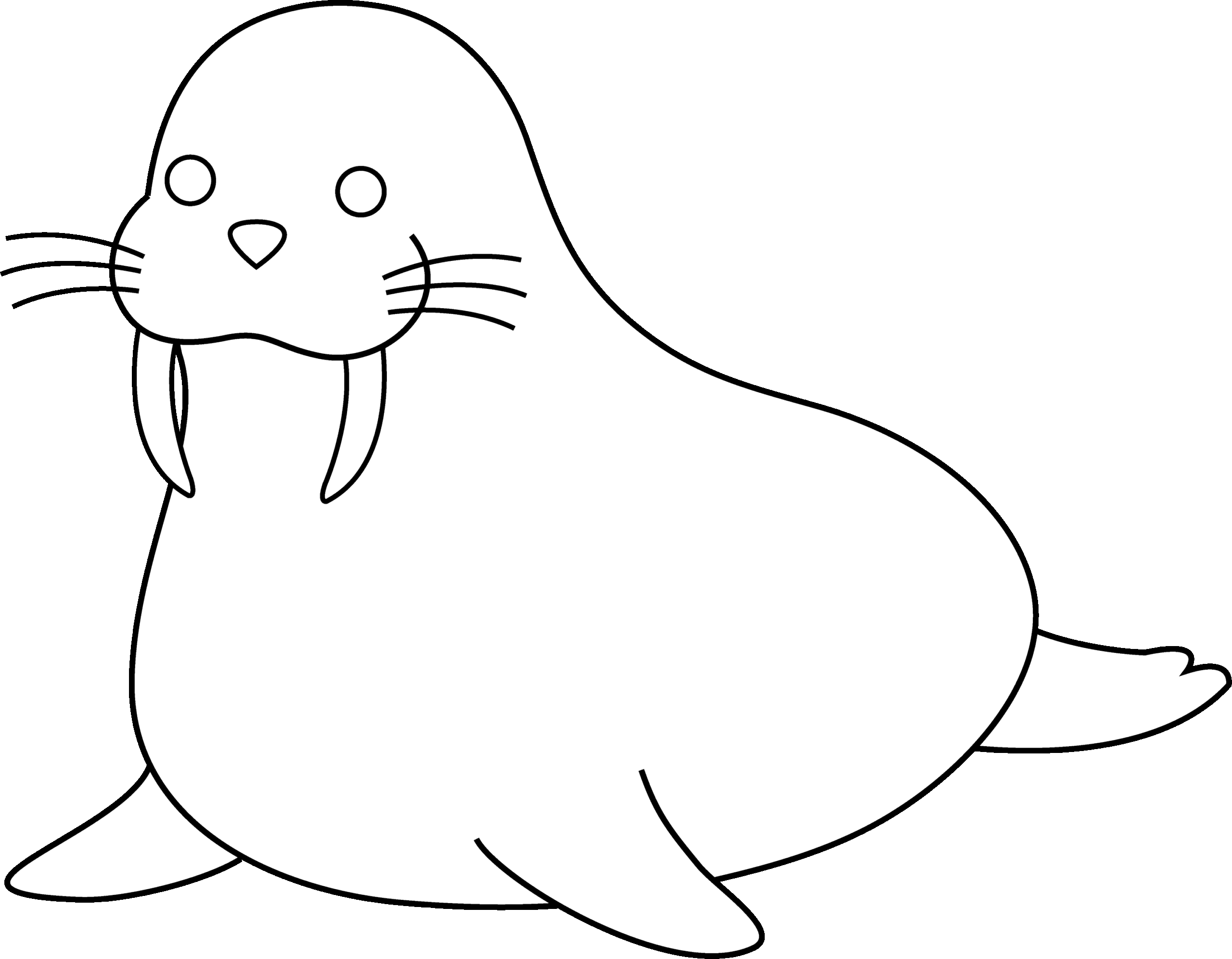 Walrus Coloring Pages
