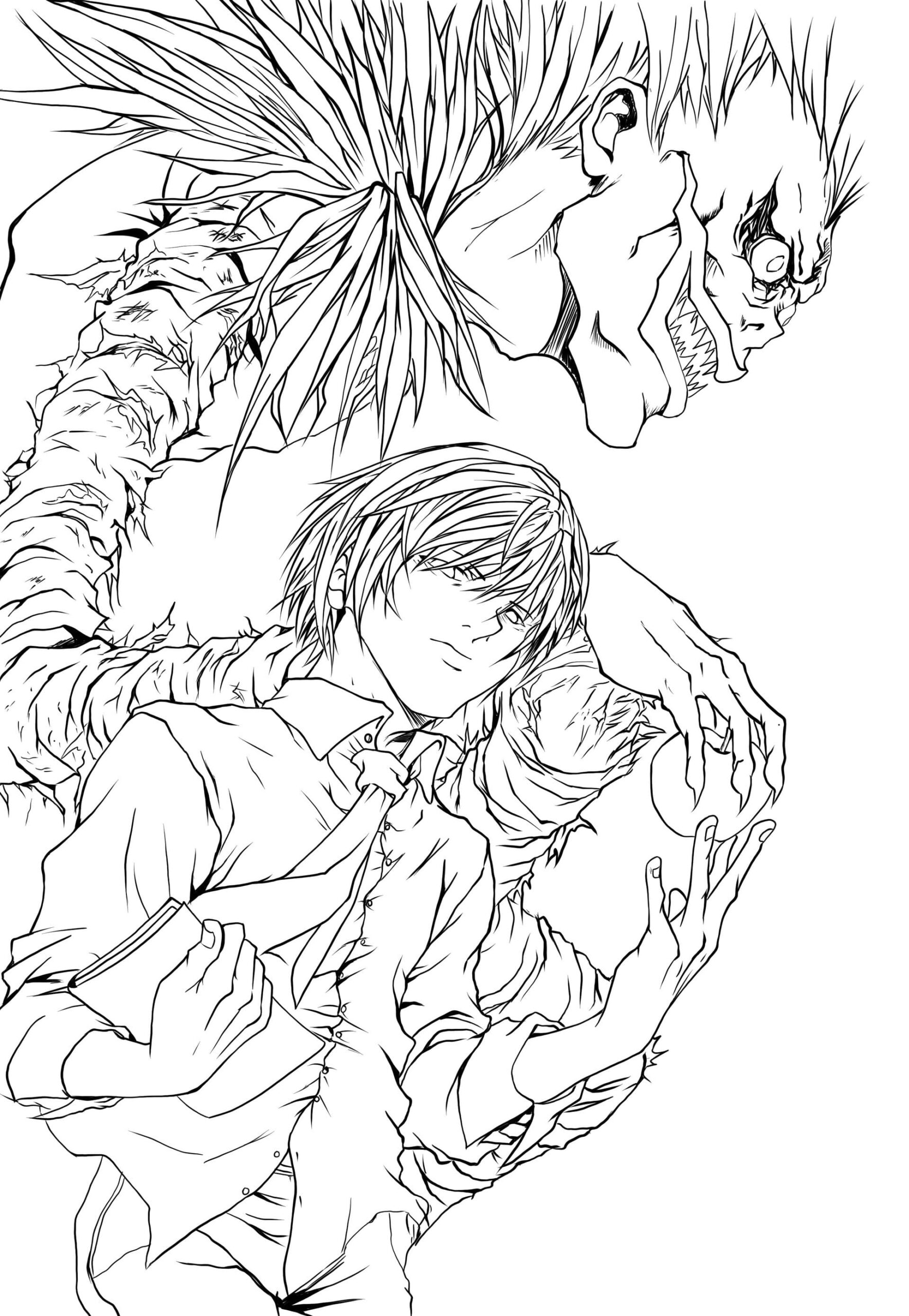 Coloriage Death Note 55 Images Imprimer Gratuits