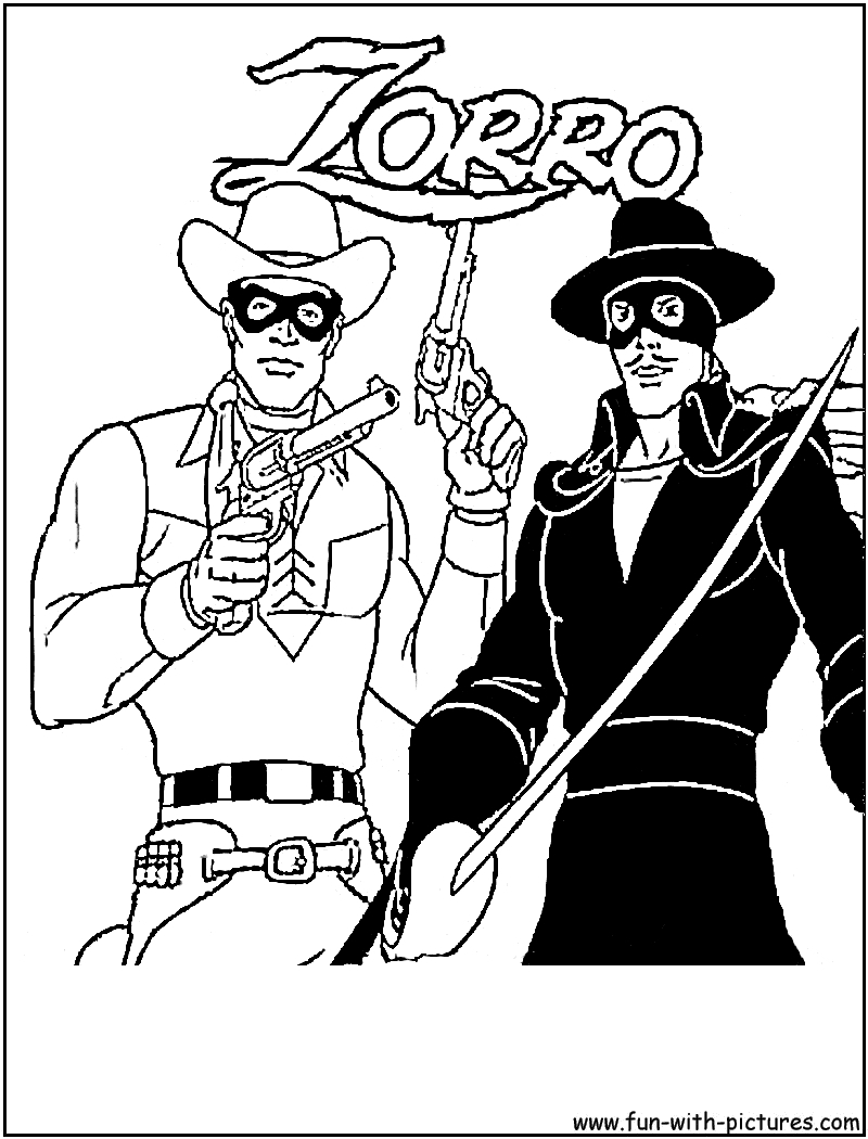 Coloriage Dessiner De Lone Ranger