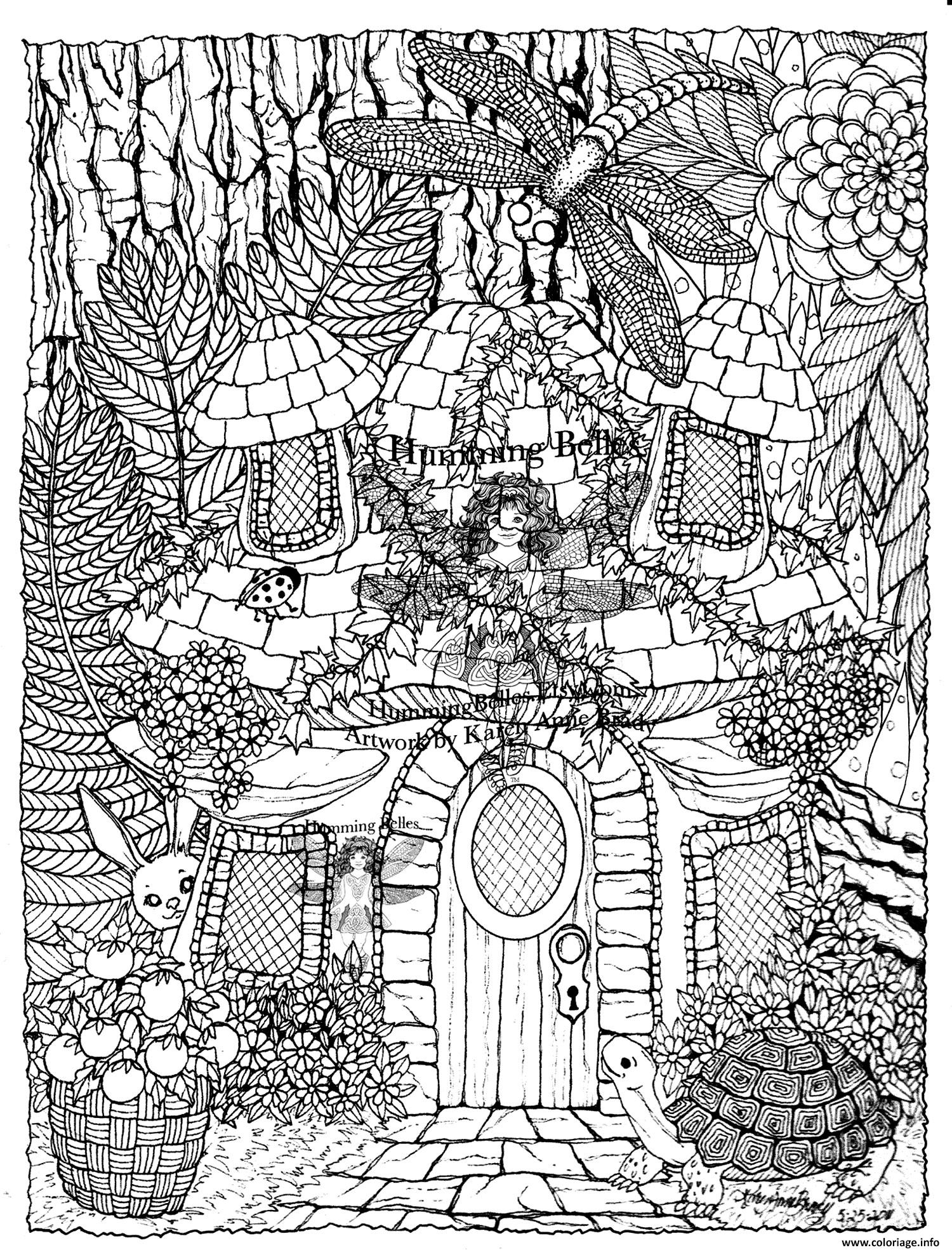 Coloriage Difficile Animaux Caches JeColorie