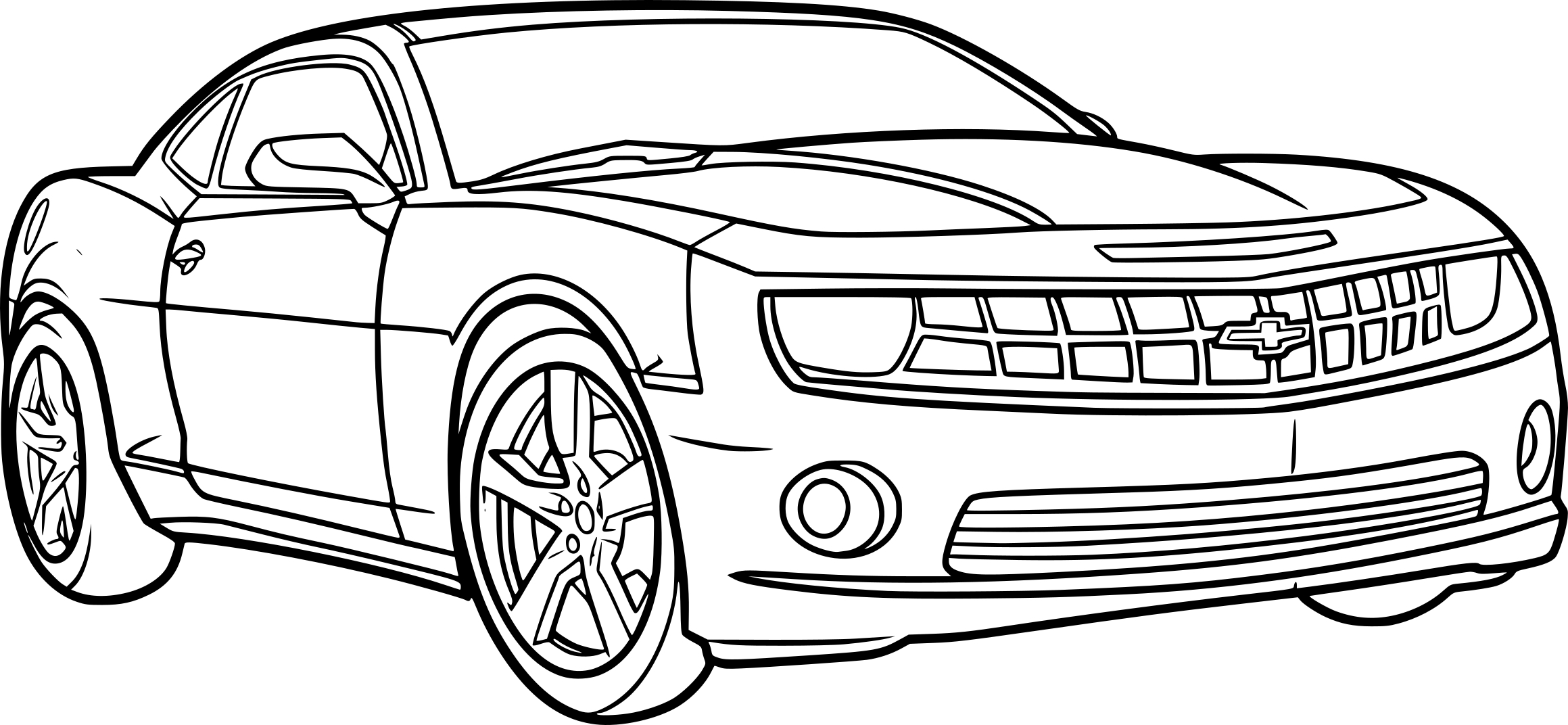 Camaro Coloring Pages