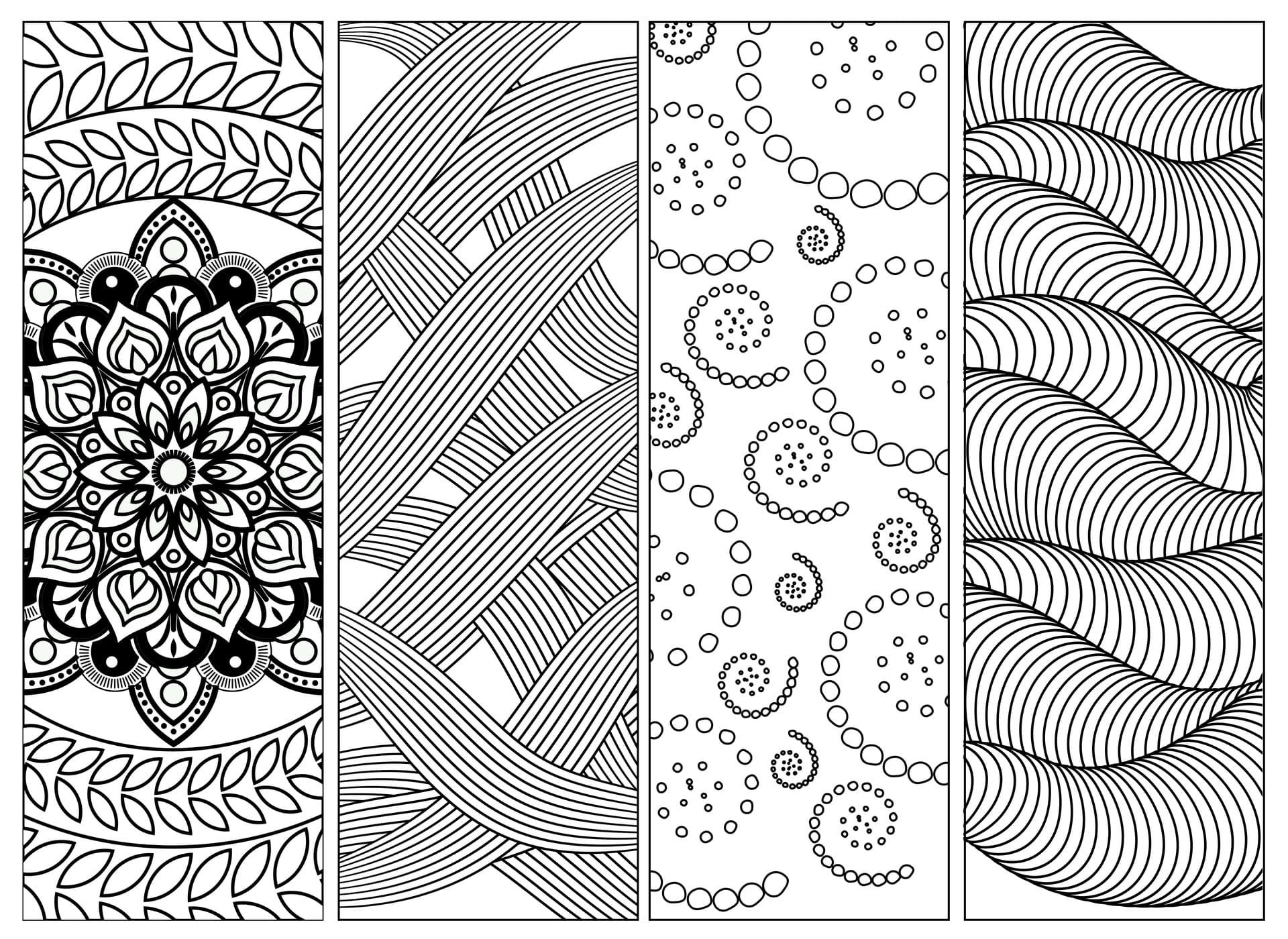 Bookmark Coloring Pages