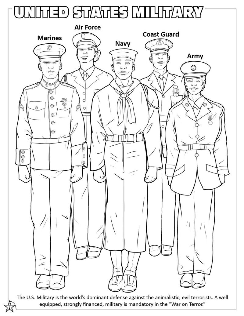 Coloring Books U S Armed Forces Coloring Activity Book
