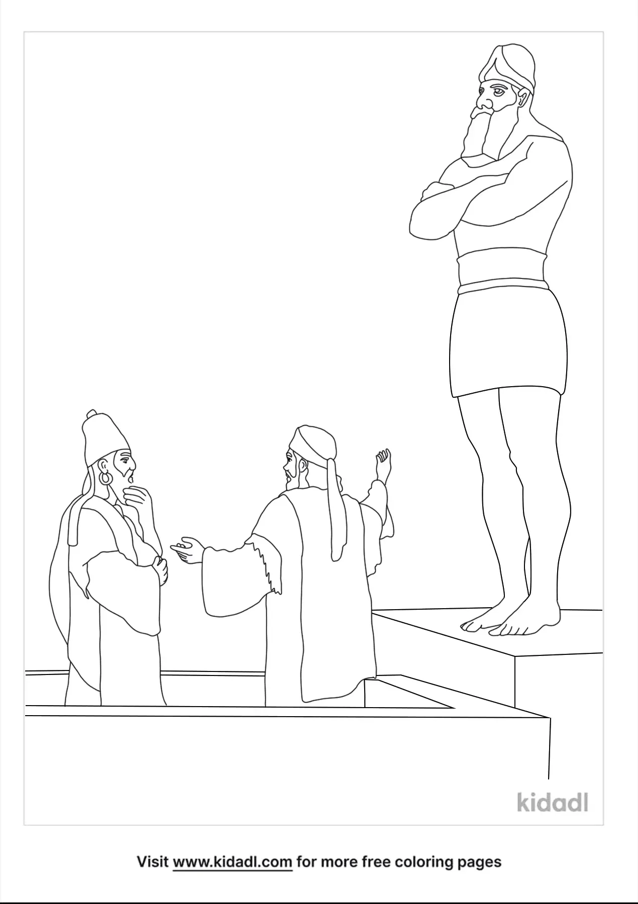 Nebuchadnezzar Dream Coloring Page