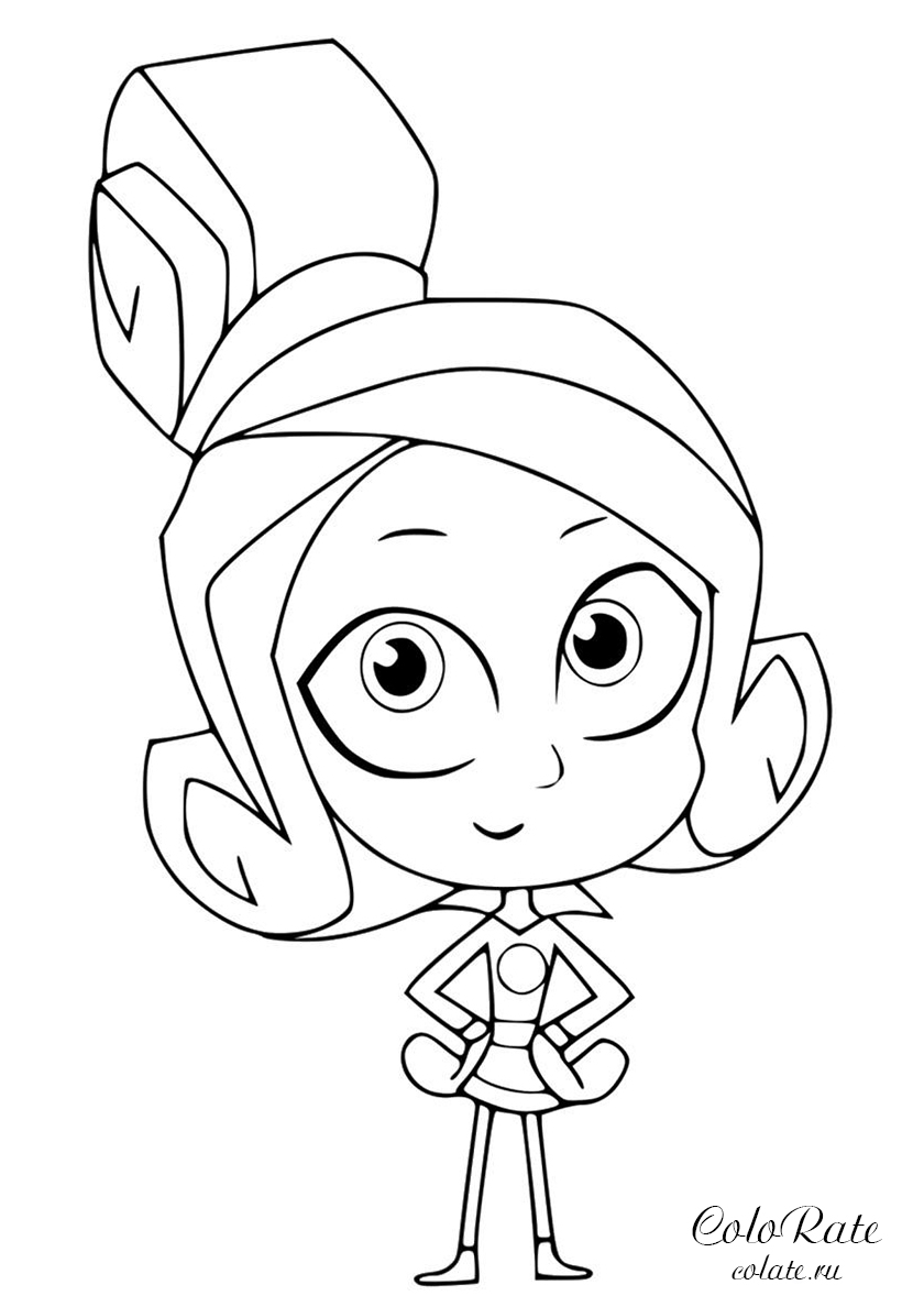 Fiksiki Coloring Pages