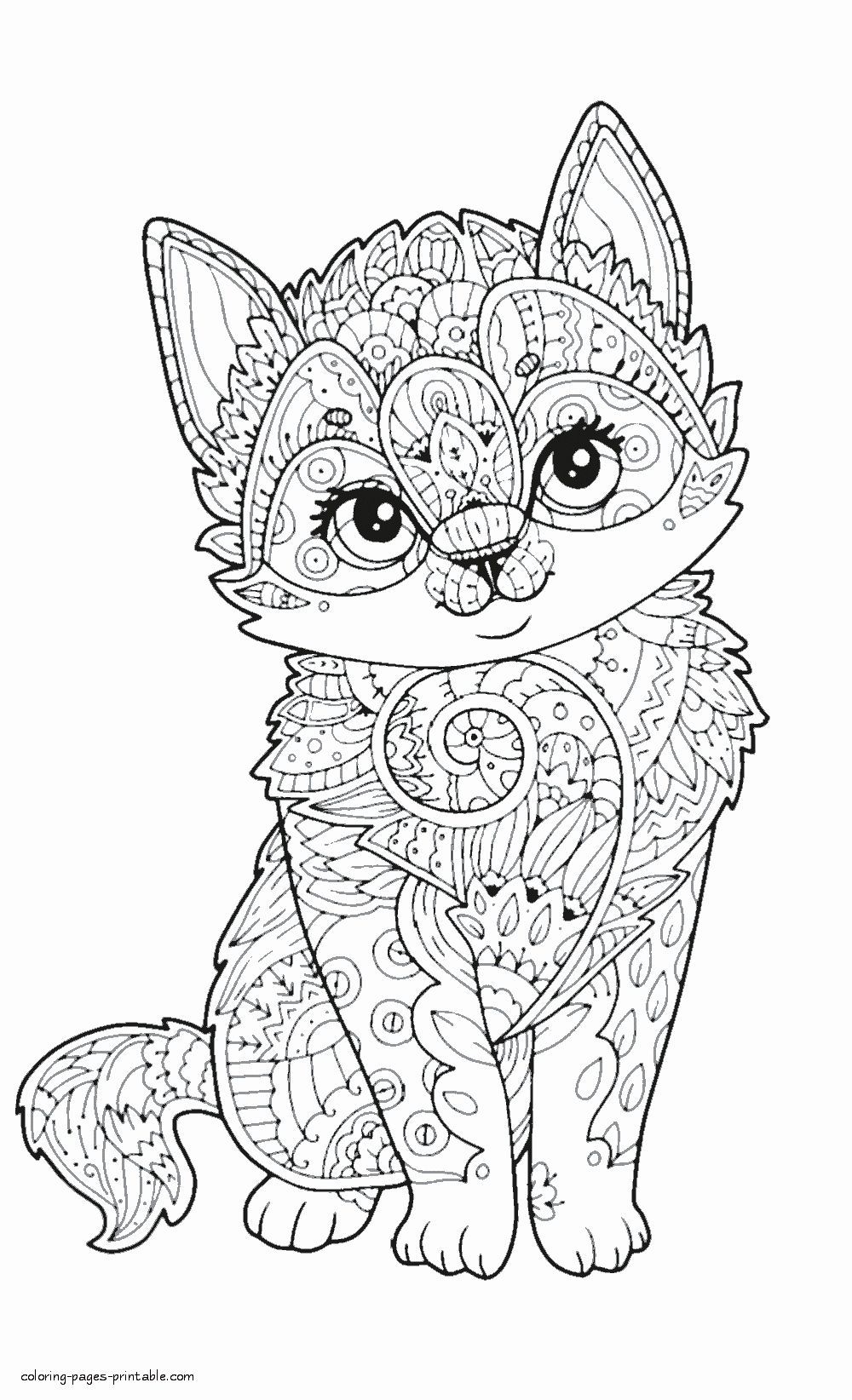 Cool Animal Coloring Pages