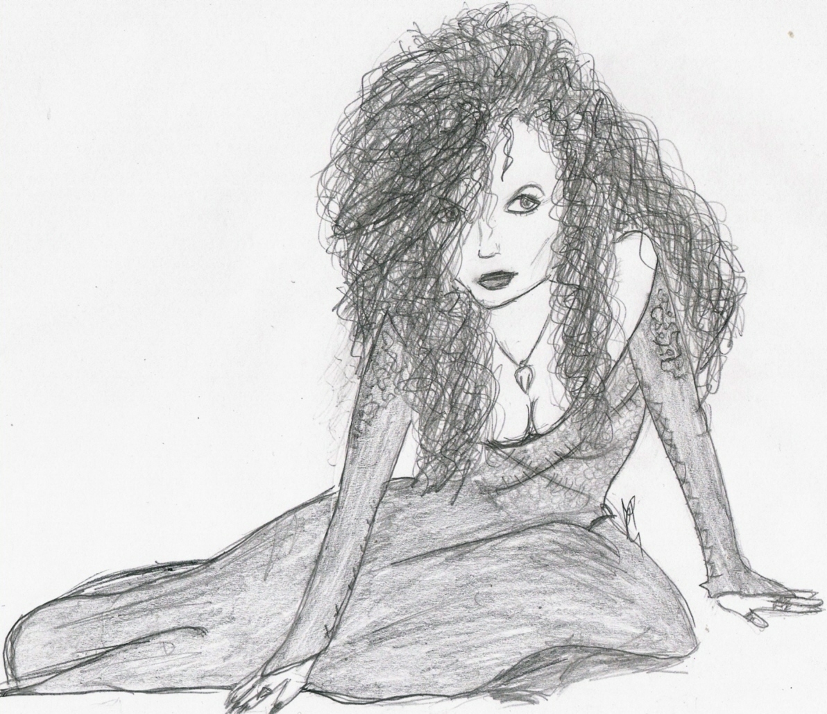 Coloring Page Beletrix Lastrange Bellatrix Lestrange Sketch By Littledreameater1 Fur Affinity