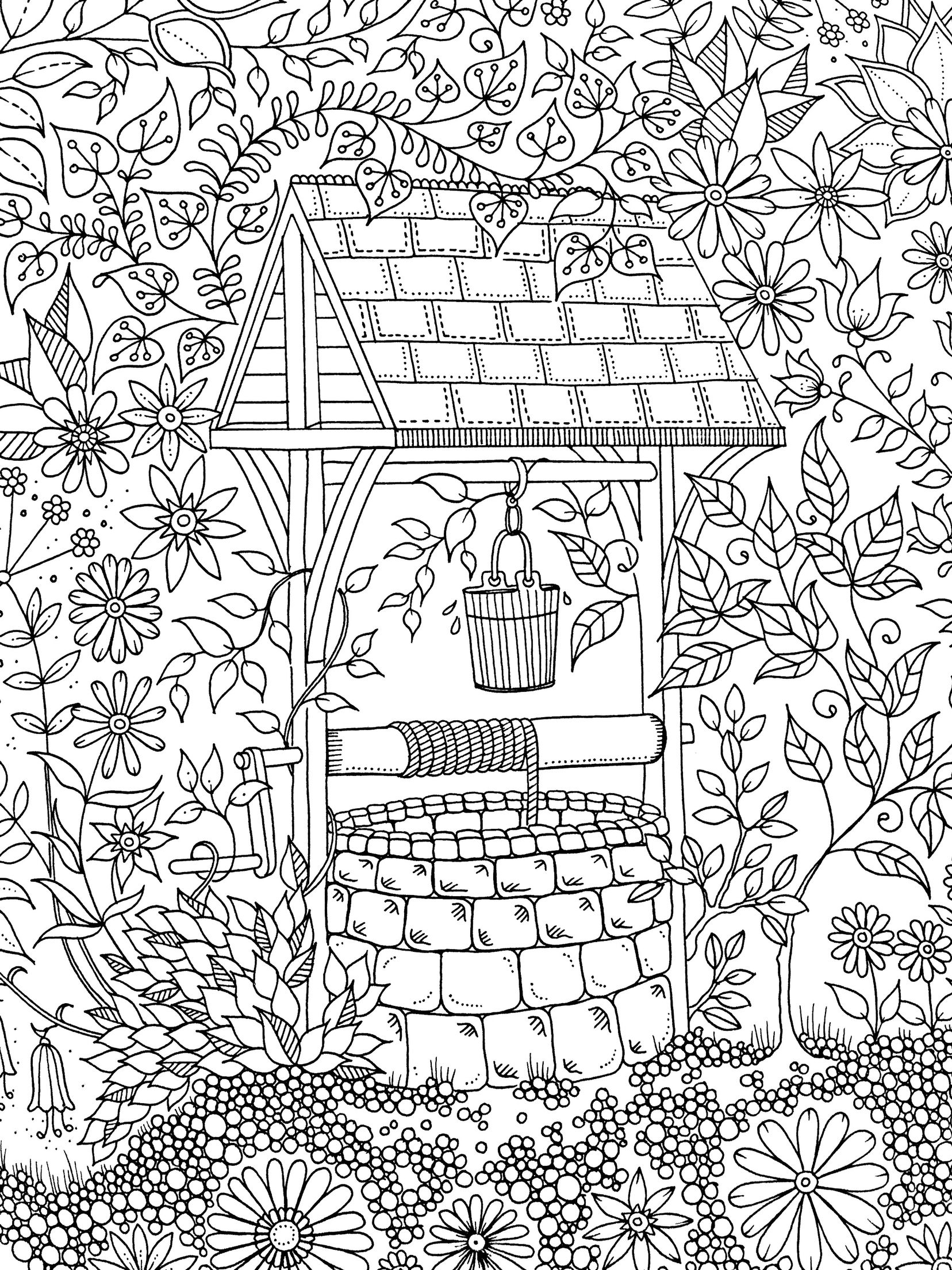 Coloring Page Garden
