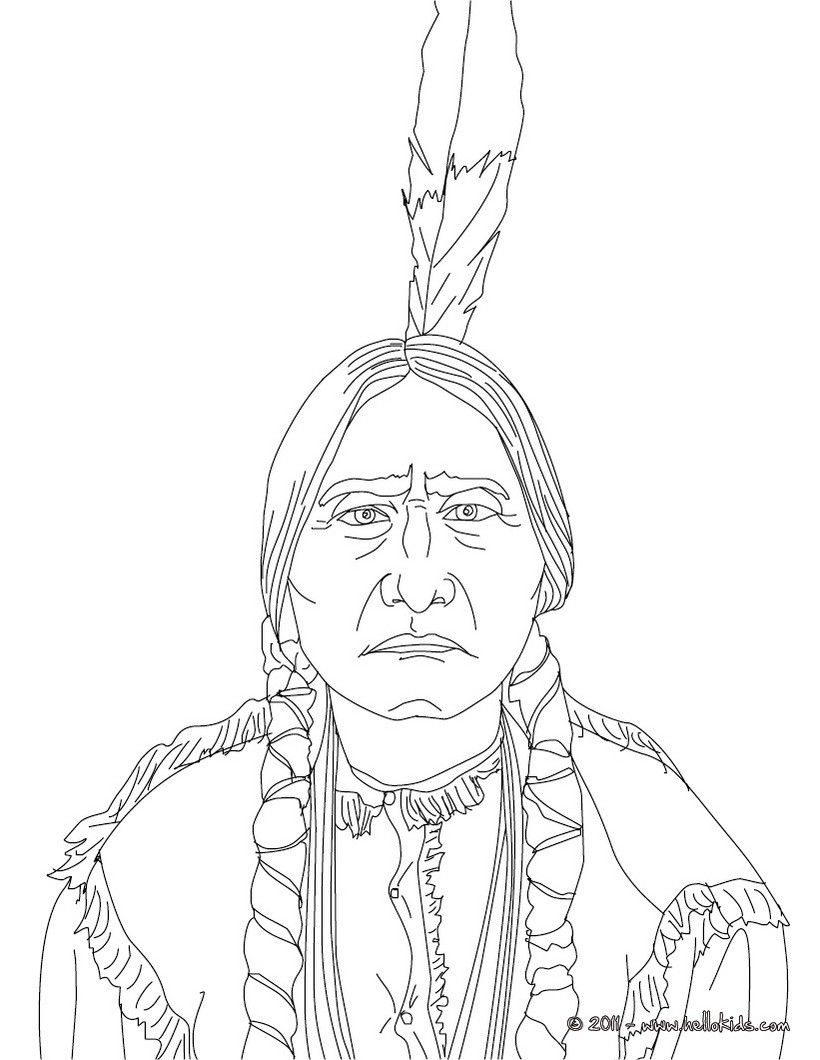Coloring Page Native Americans Coloring Home
