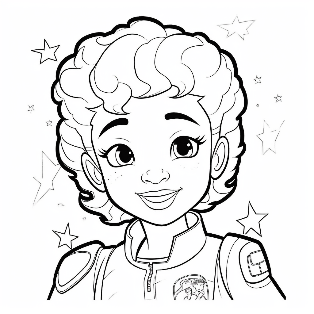 Coloring Page Of Mae Jemison Coloring Page