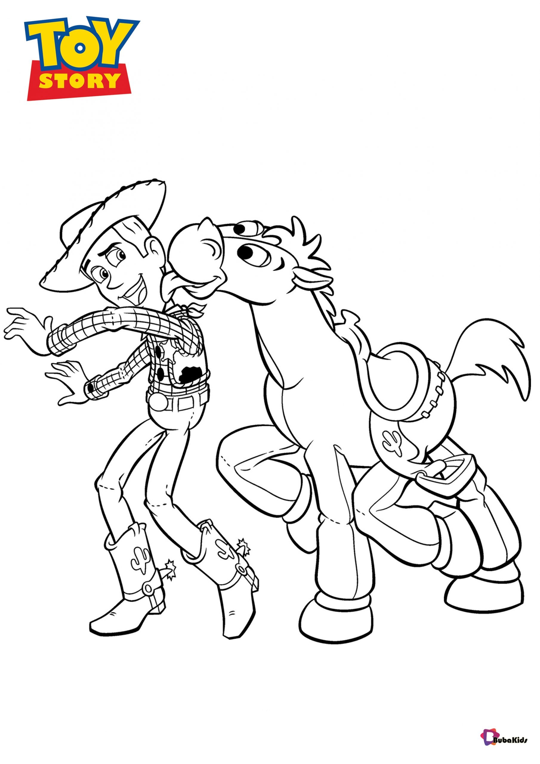 Coloring Page Of Woody Coloring Pages