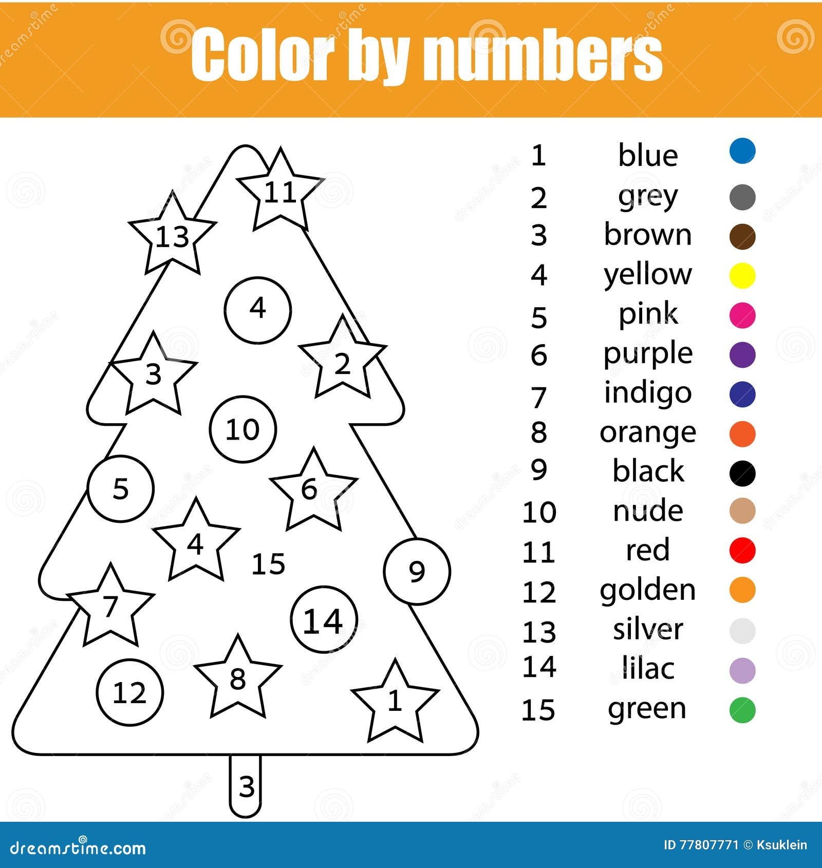 Coloring Pages Christmas Tree Mathe