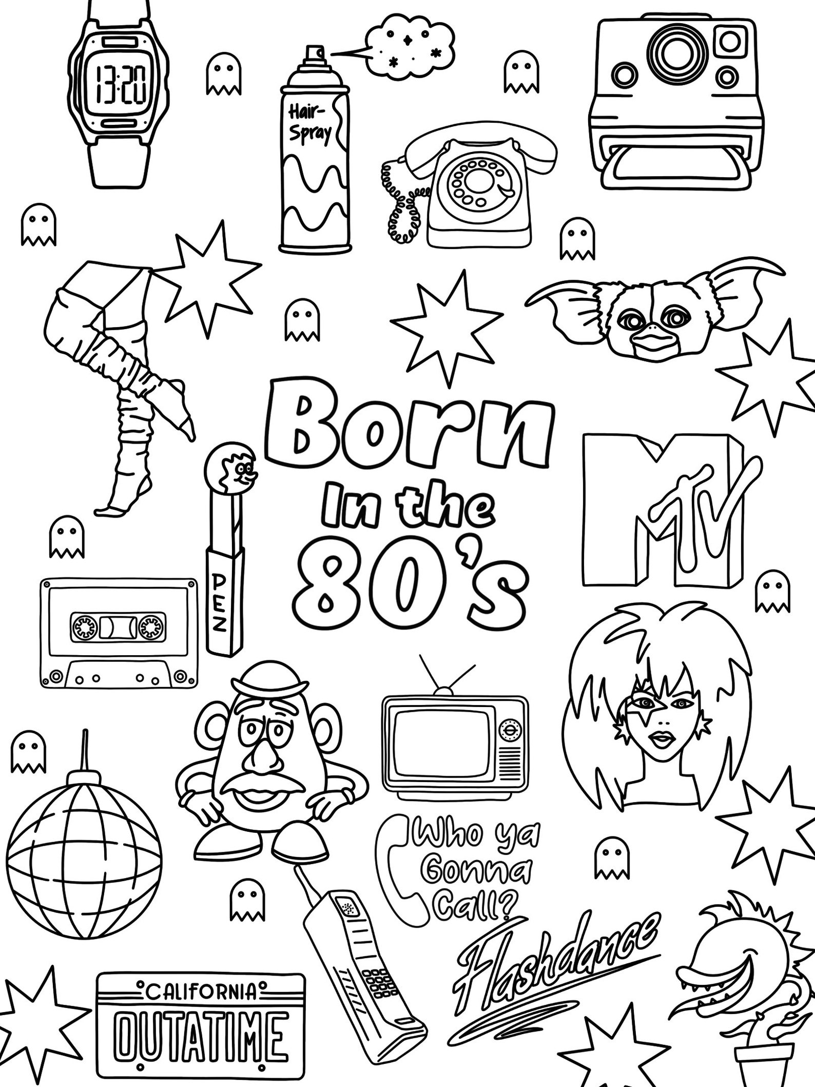 Coloring Pages 80s Wuzzles Kids Cute Animals Printable Cartoon Books Color Book Wuzzle Disney