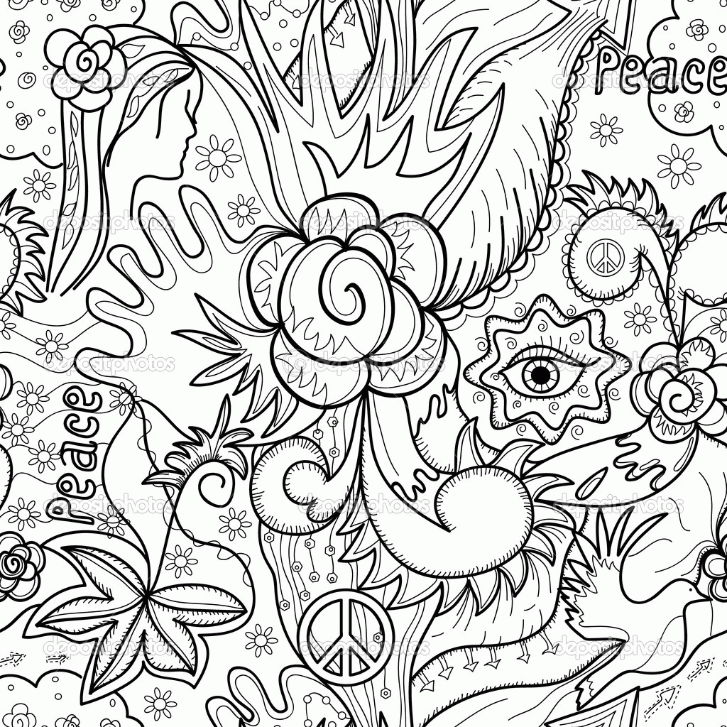 Coloring Pages Abstract Art Printable Coloring Home
