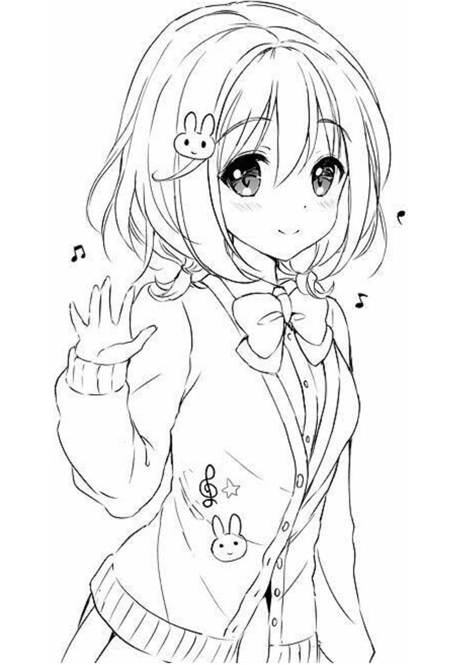 Manga Coloring Pages