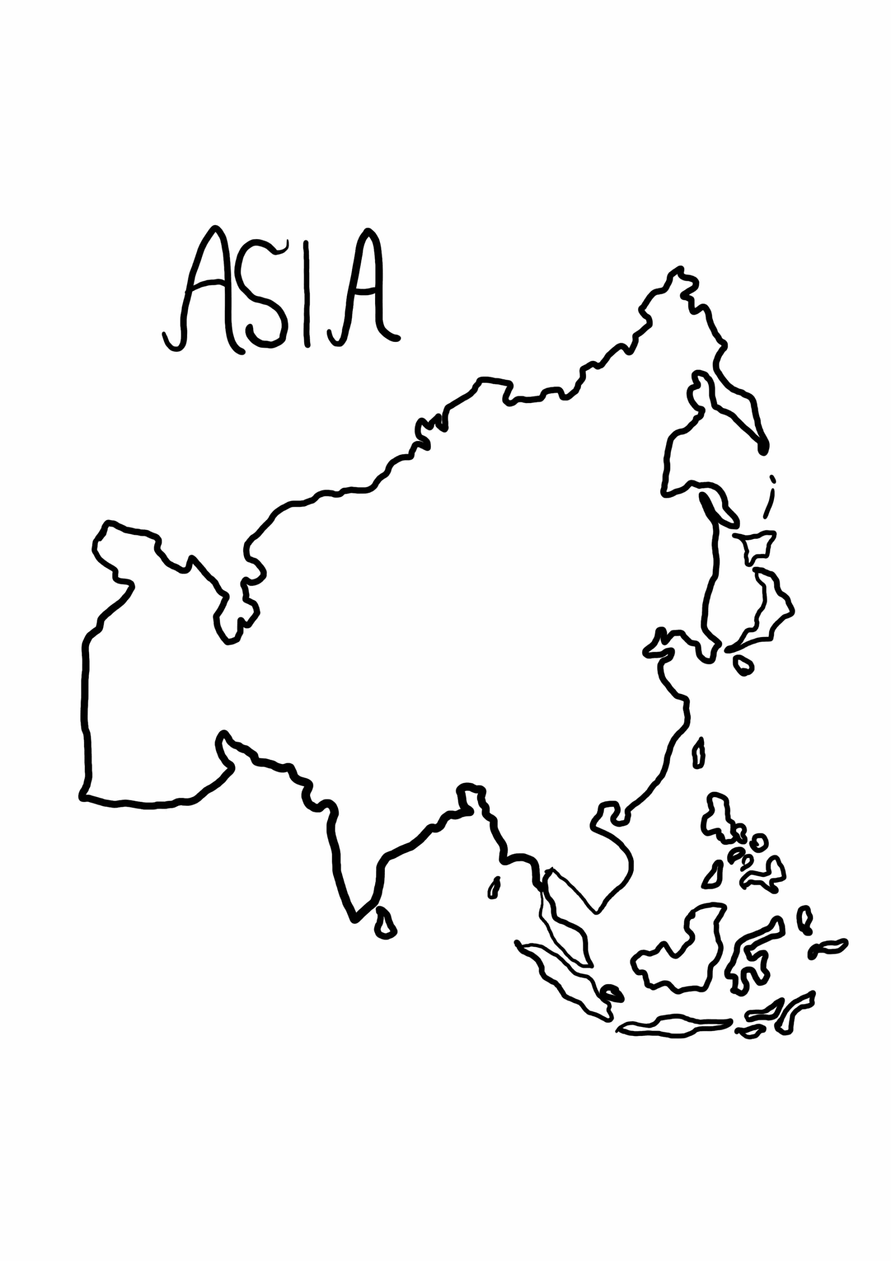 Coloring Pages Asia