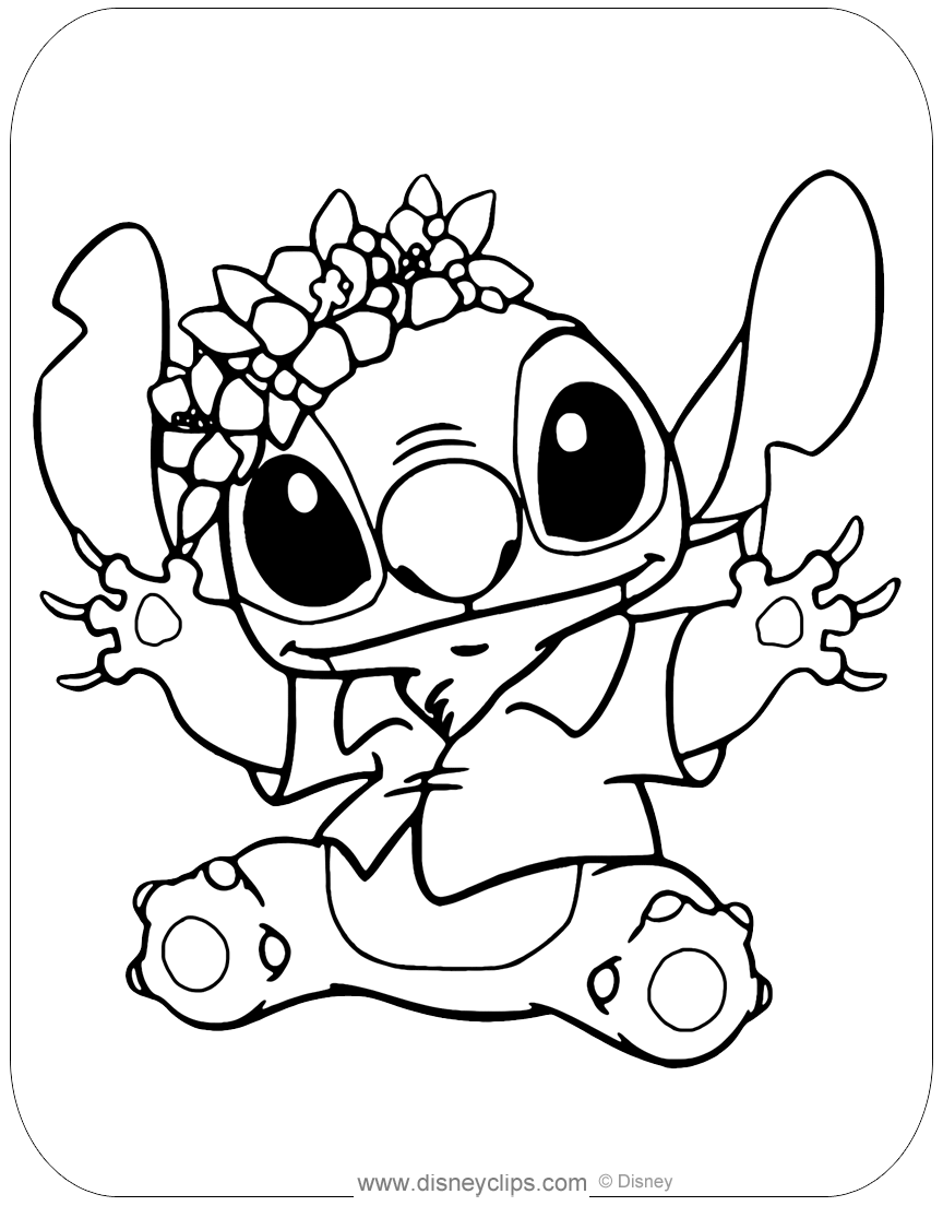 Coloring Pages Disney Lilo And Stitch 210 SVG Images File