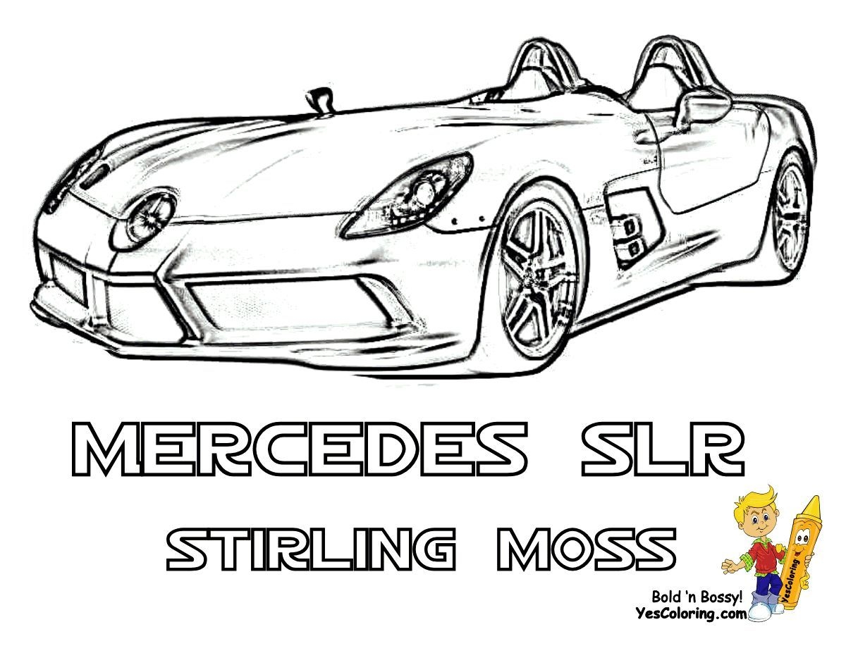 Exotic Car Coloring Pages