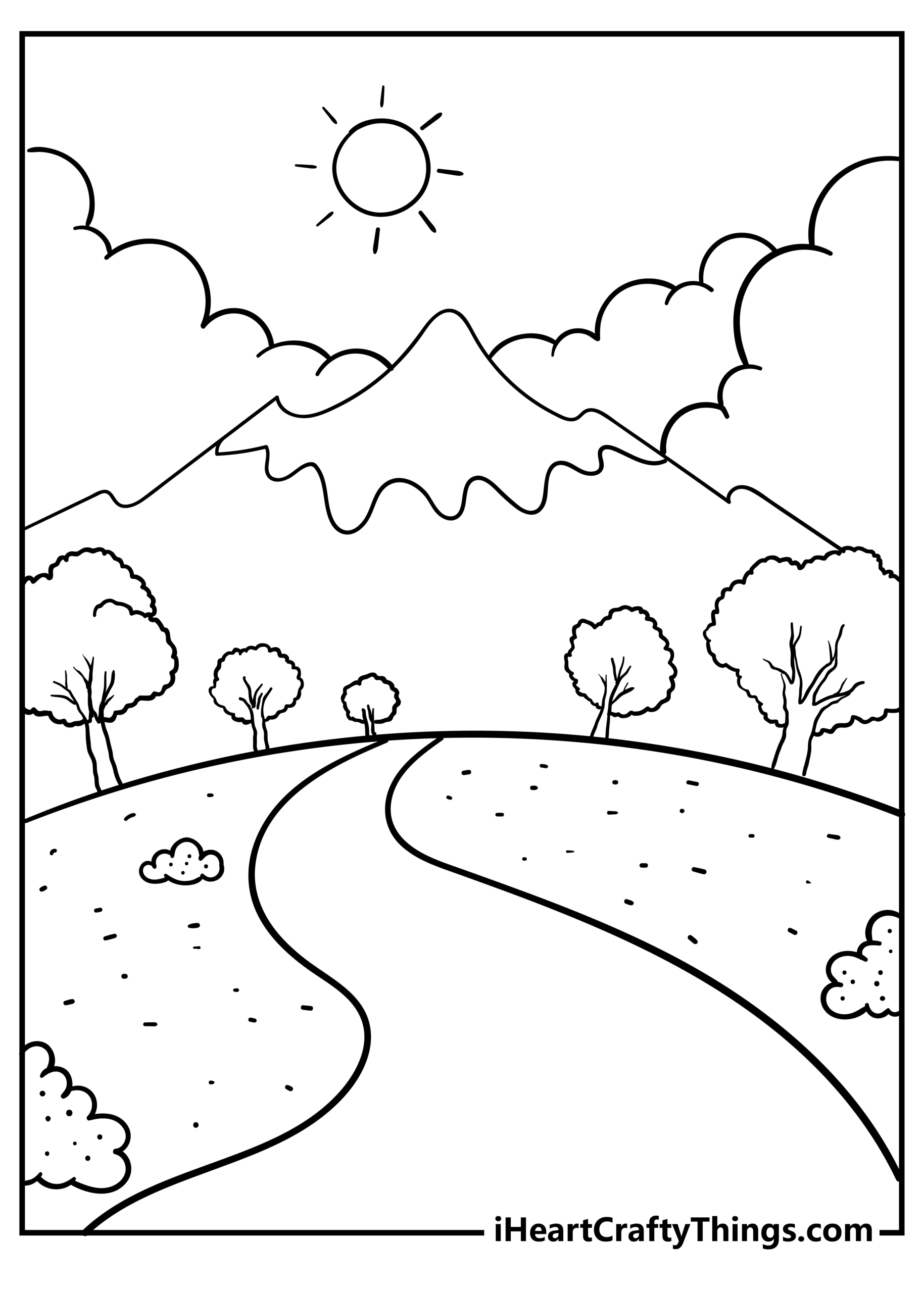 Coloring Pages For Adults Nature