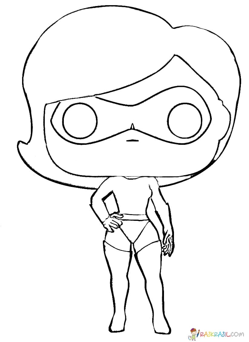 Coloring Pages Funko POP Print Popular Character Figures