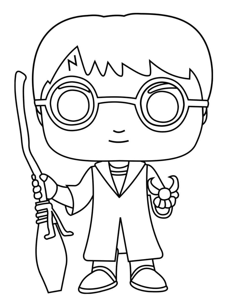 Coloring Pages Funko POP Print Popular Character Figures