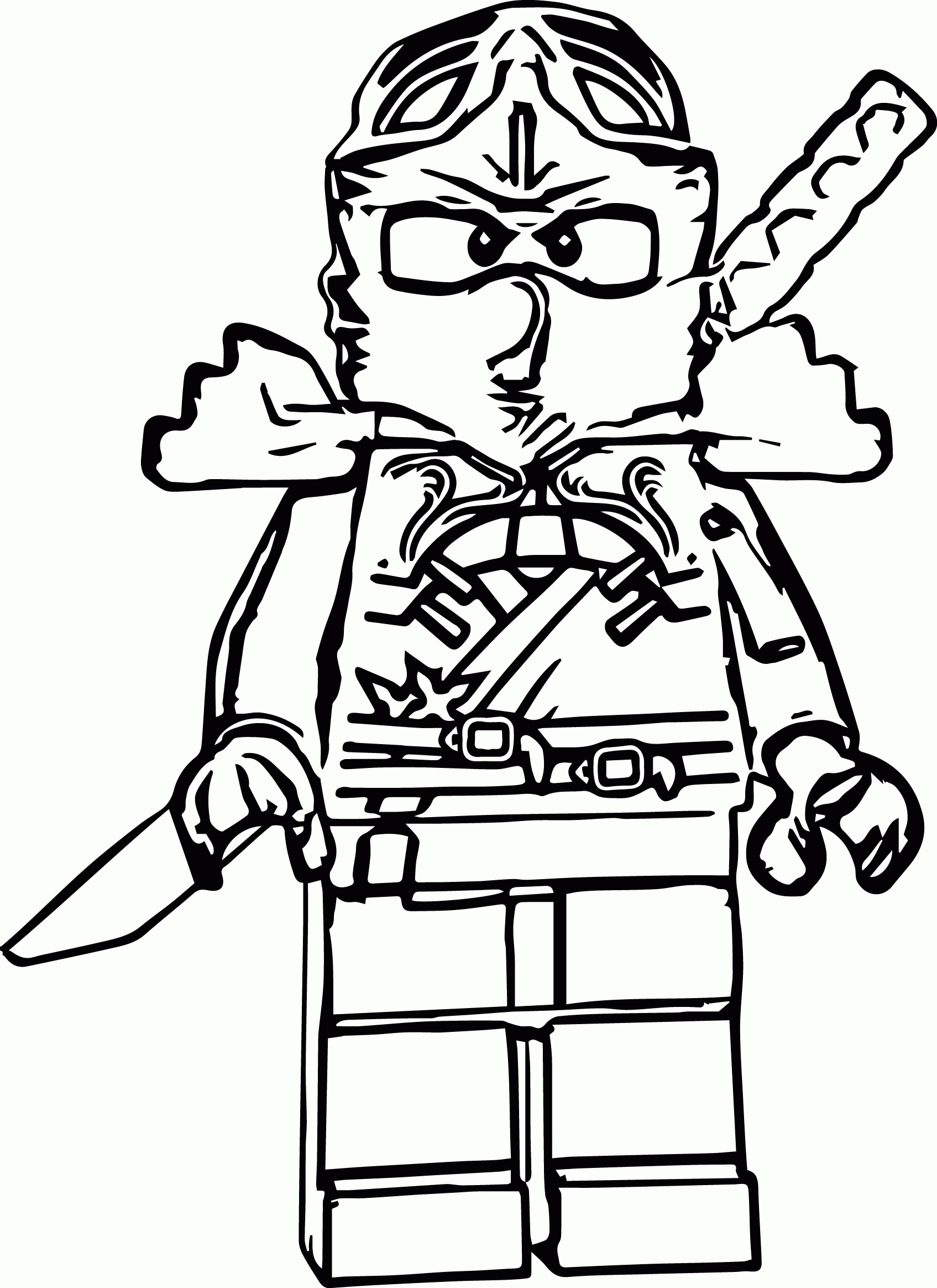 Coloring Pages Ninjago Kai Coloring Home