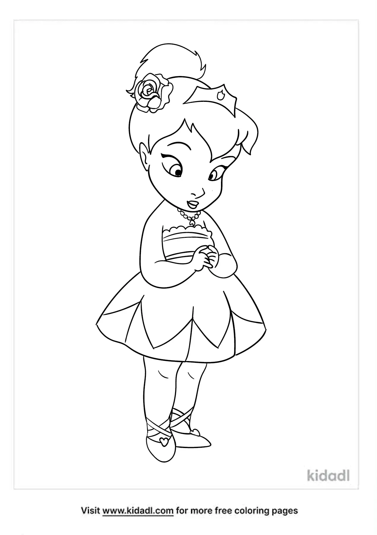 Coloring Pages Of Baby Princesses