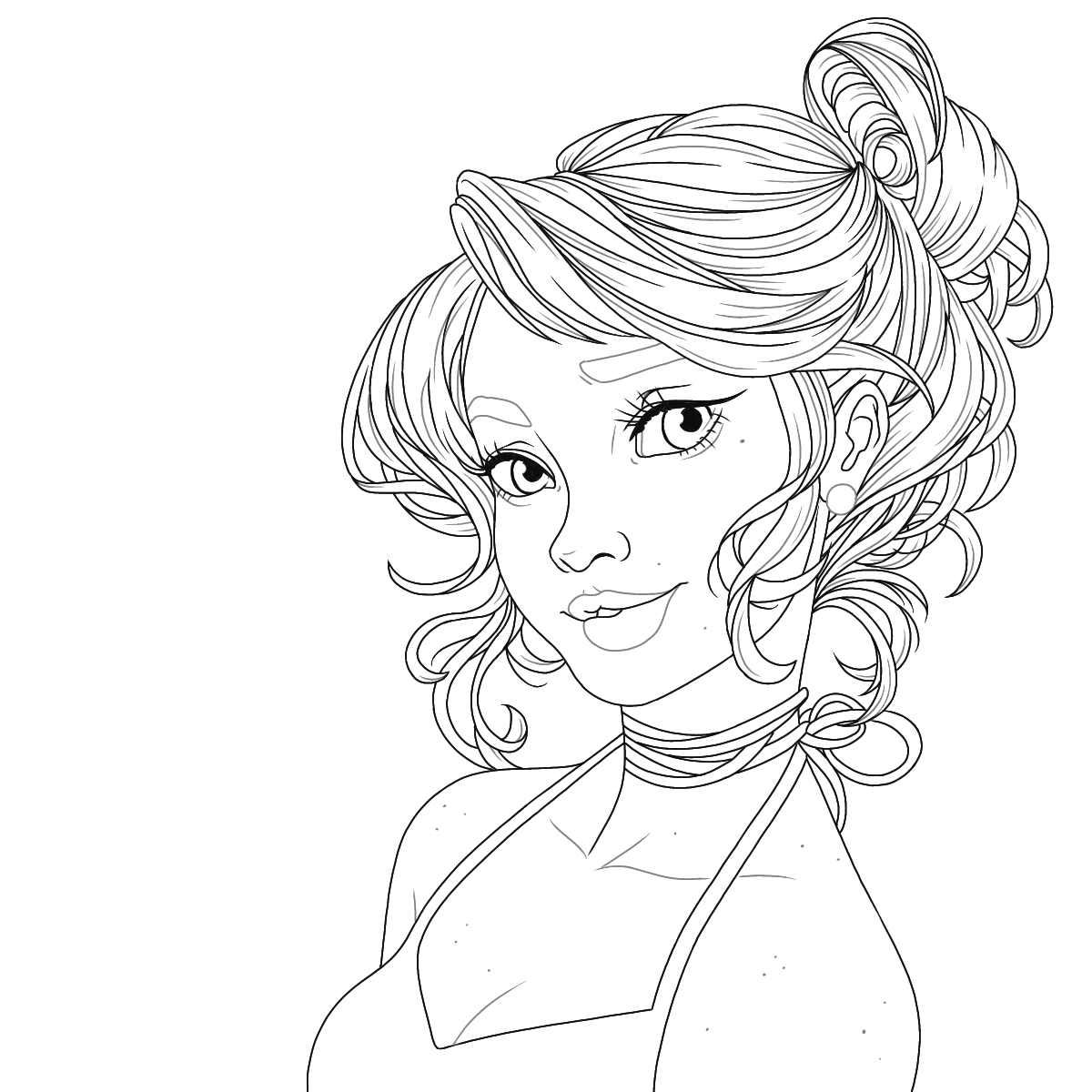 Coloring Pages Of Cute People Coloring Pages