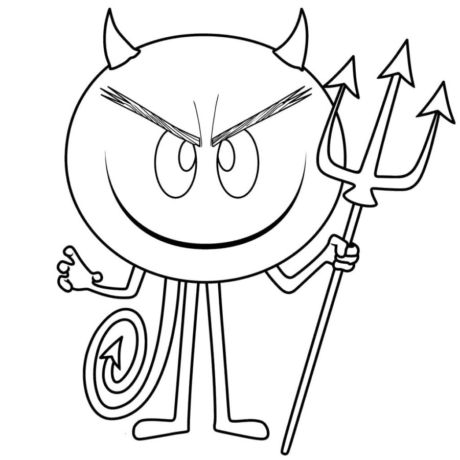 Coloring Pages Of Devils