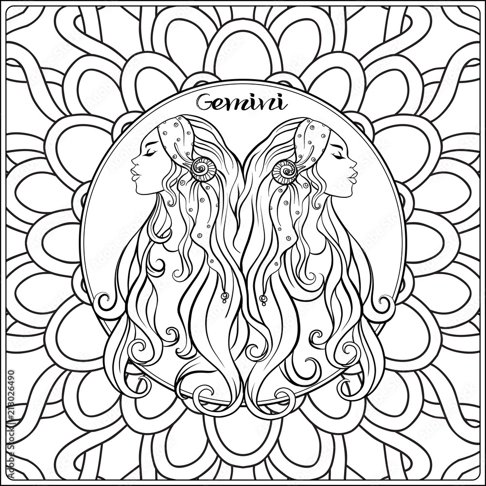 Coloring Pages Of Gemini Pictures