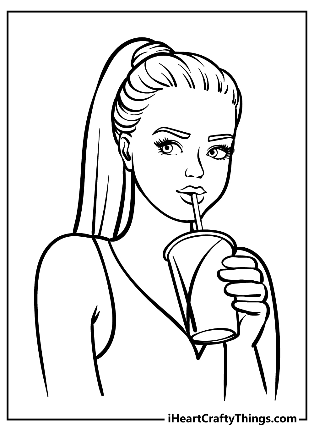 Coloring Pages Of Hot Girls