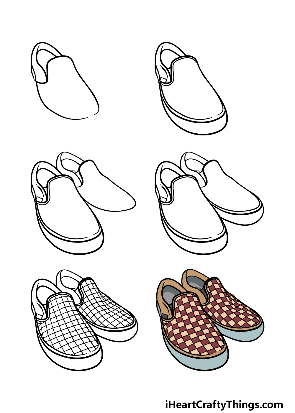 Coloring Pages Of Vans Shoes