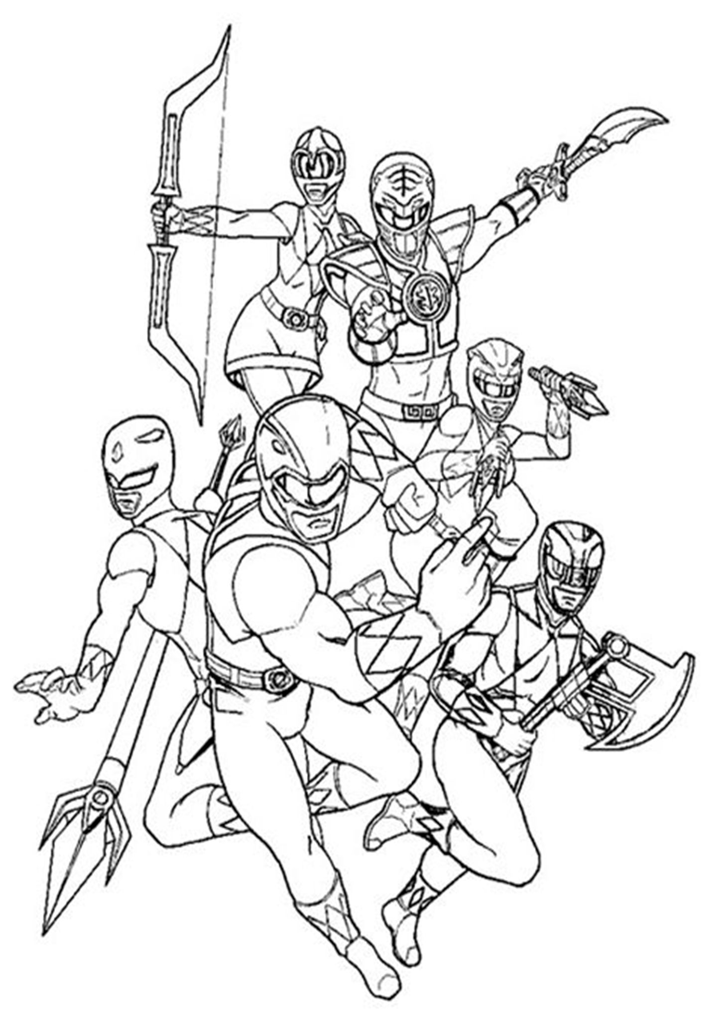 Coloring Pages Power Rangers Dino Charge Sketch Coloring Page