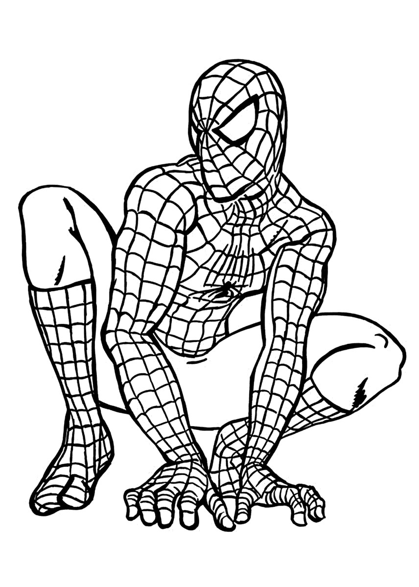 Coloring Pages Spider Man Homecoming Coloring Pages