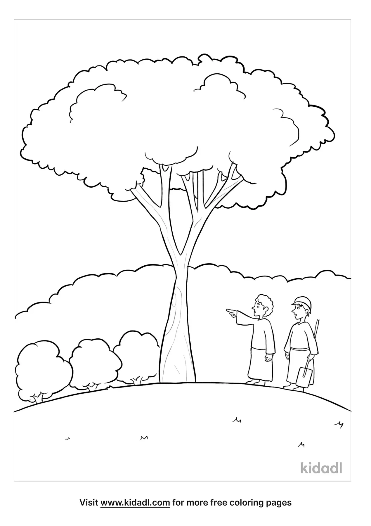 Coloring Pages The Barren Fig Tree