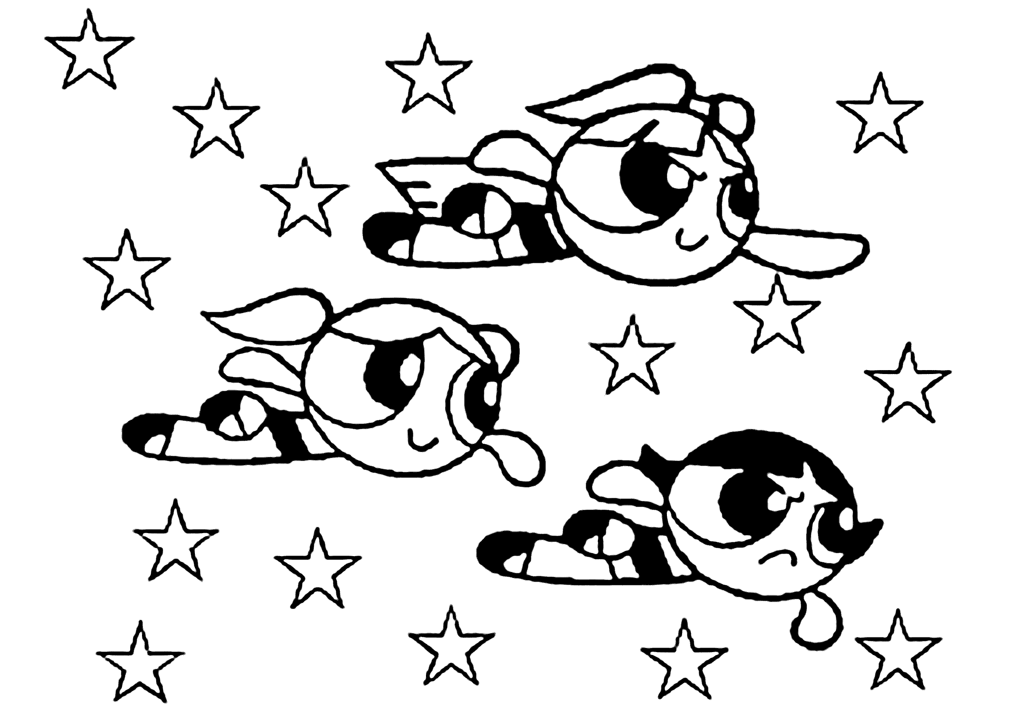 Coloring Pages The Powerpuff Girls Coloring Bliss The Blossom Tree