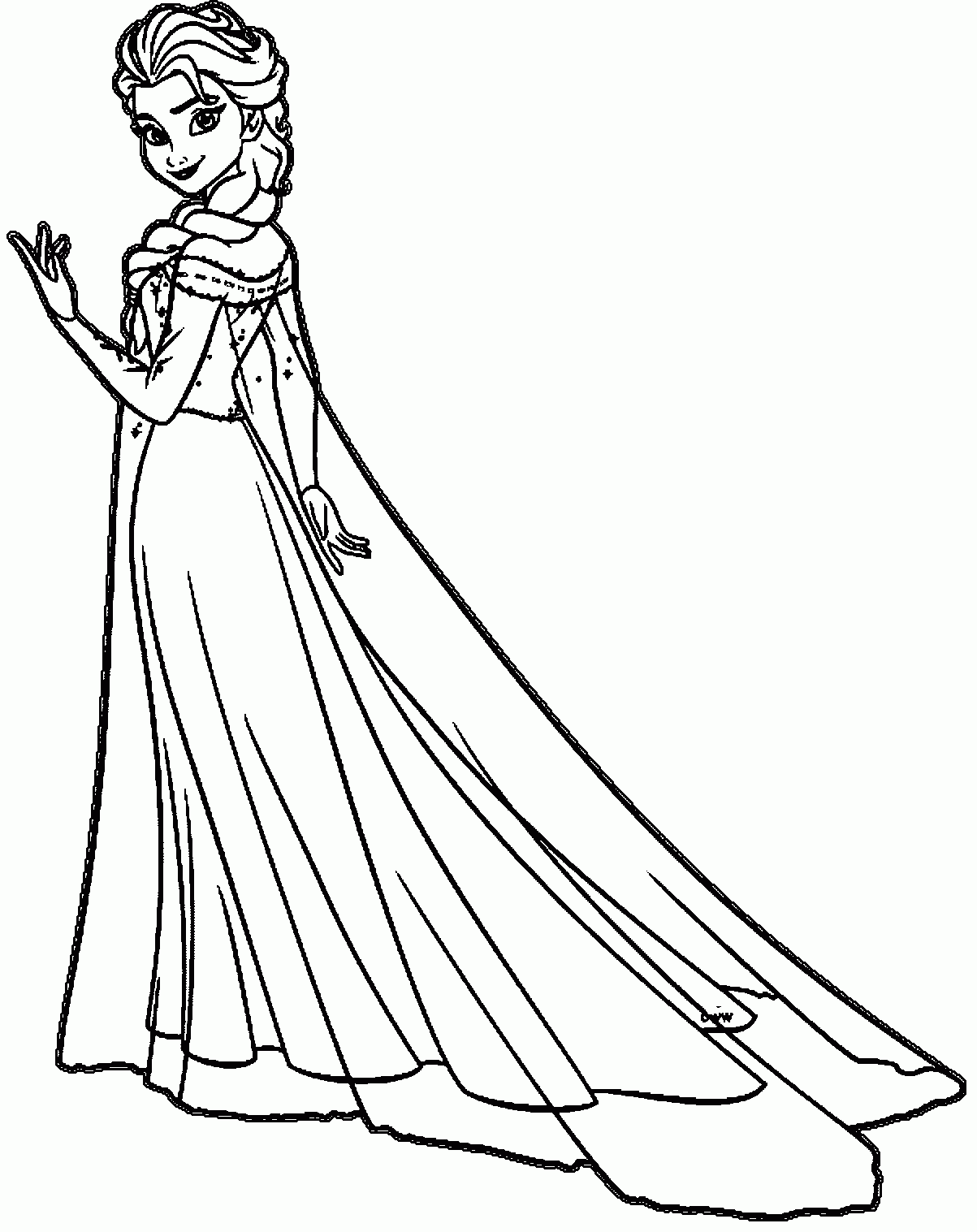 Coloring Picture Of Elsa And Anna Frozen Coloring Pages Elsa Face At GetColorings Free