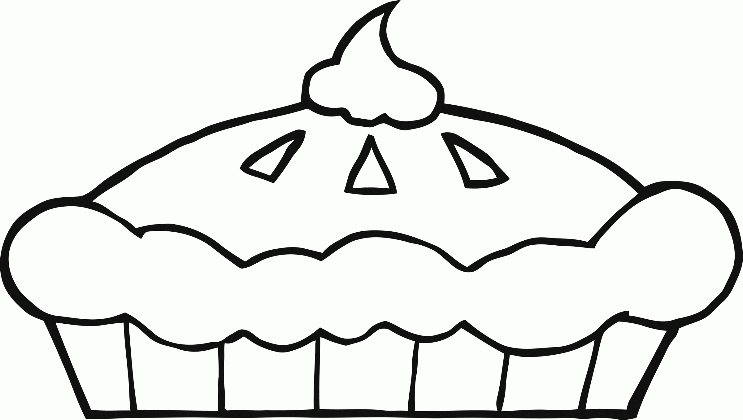 Coloring Picture Of Pie ClipArt Best