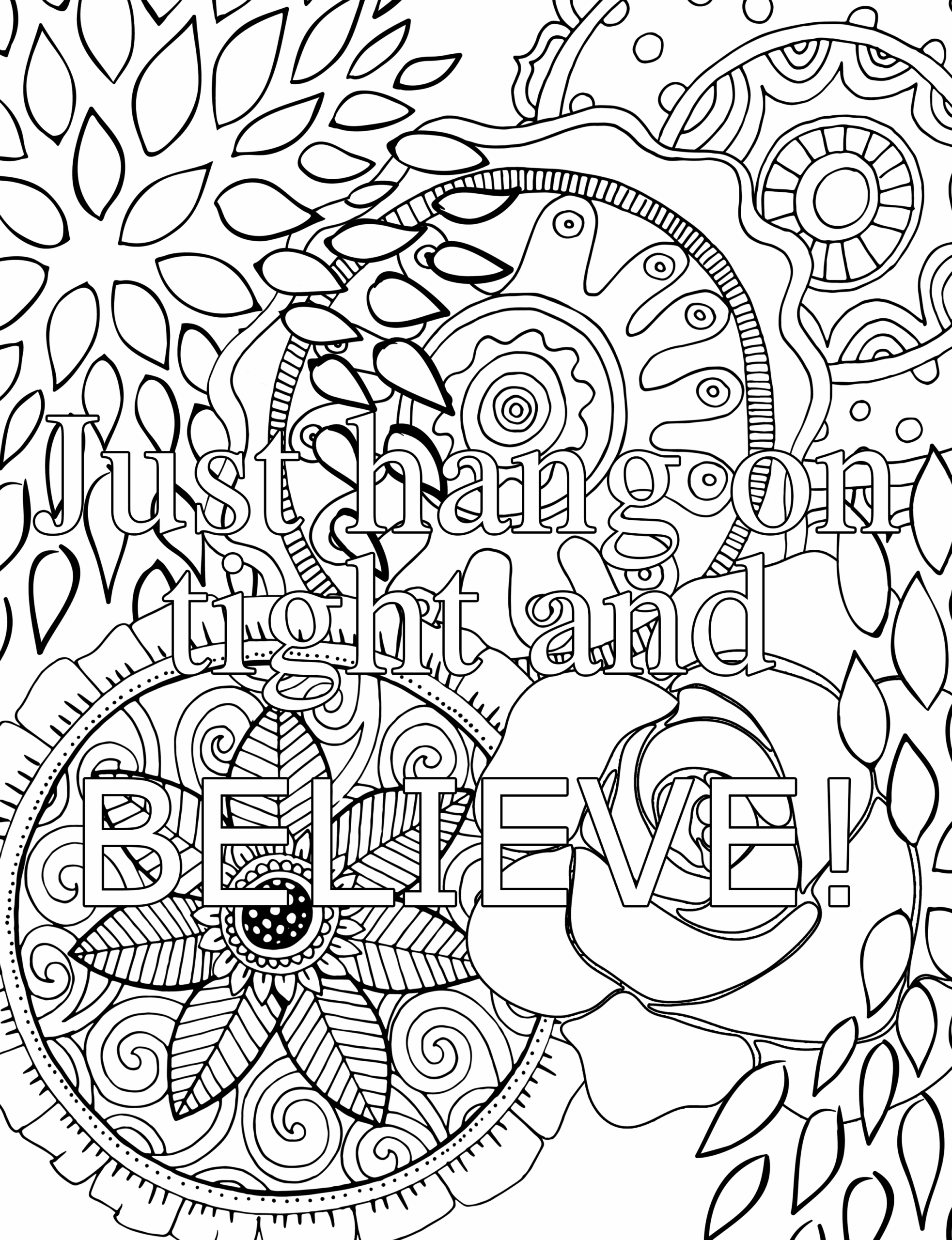 Colorist Heaven Volume 2 PLR Of The Month Club Scripture Coloring Quote Coloring Pages