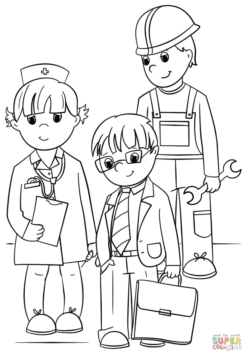 Community Service Coloring Pages Coloring Pages
