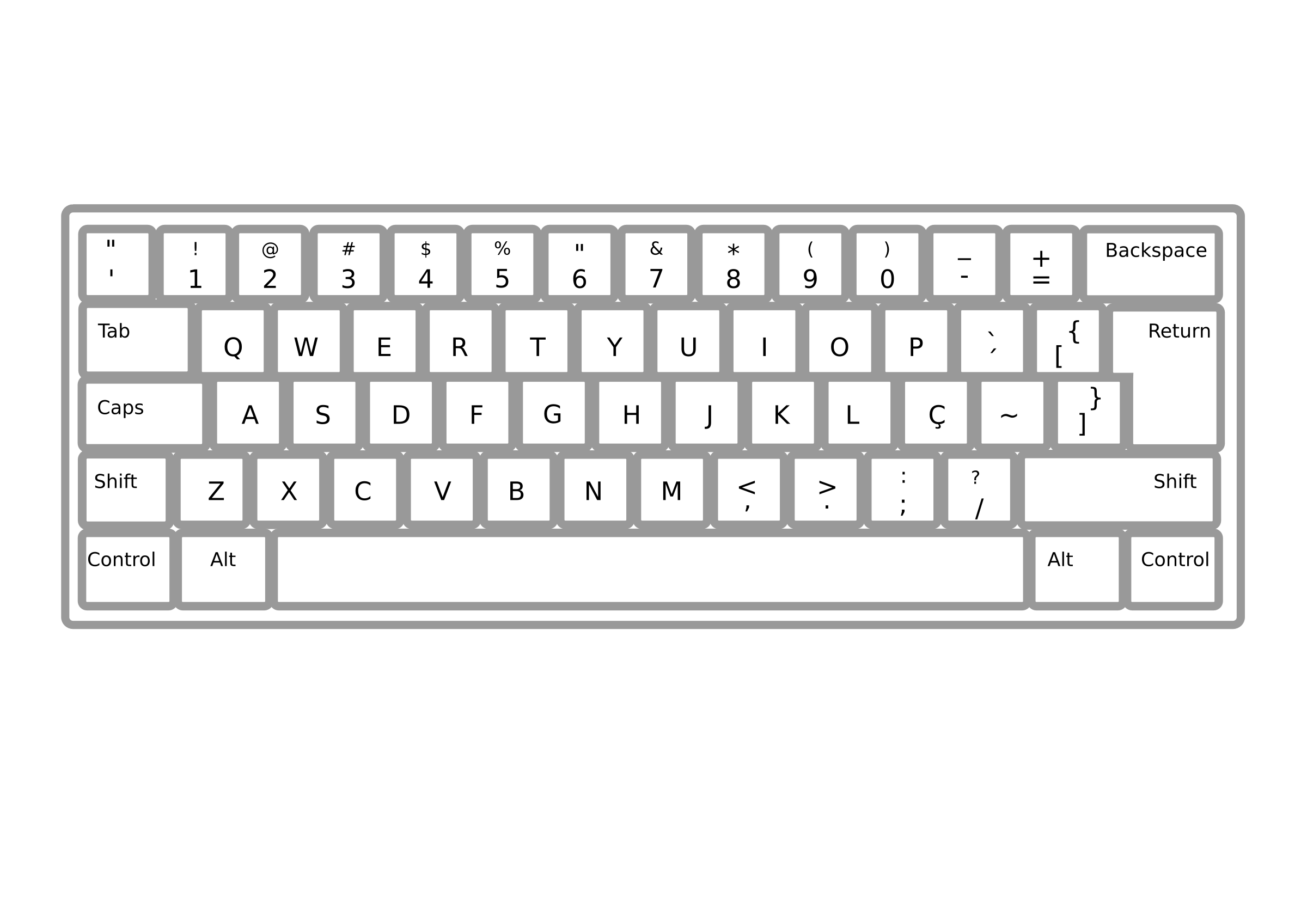 Computer Keyboard Coloring Page Coloring Pages