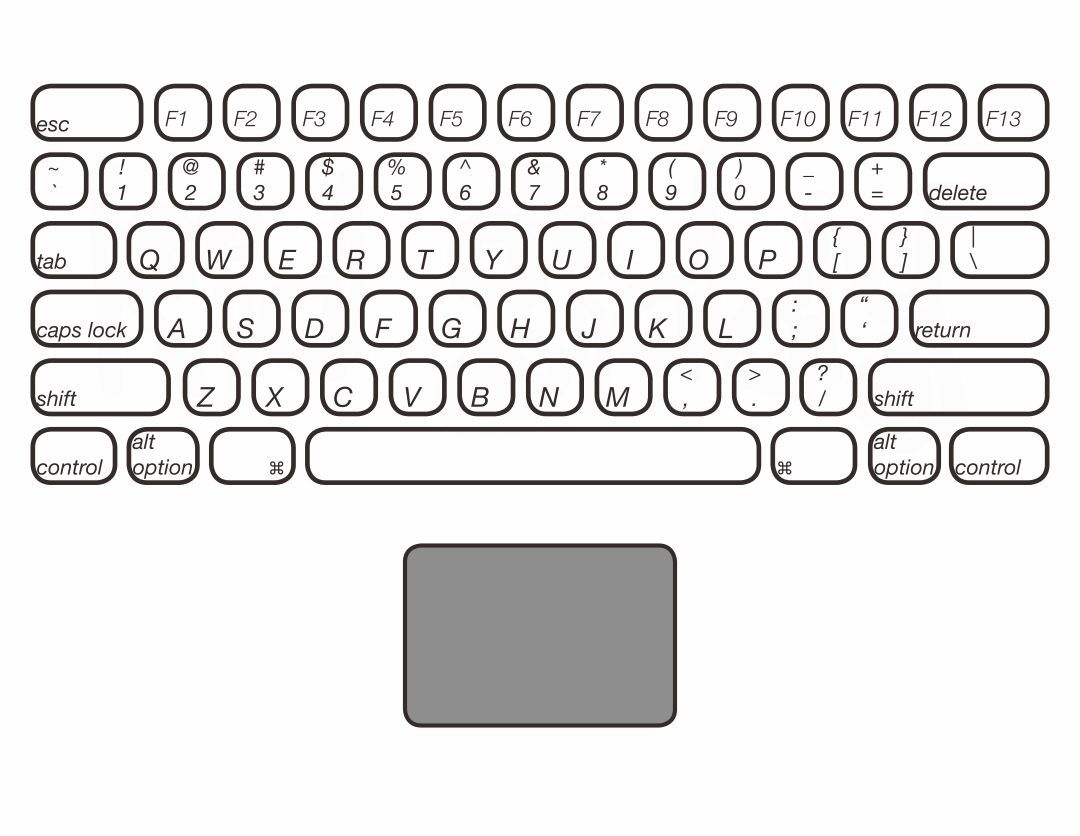 Computer Keyboard Drawing Step By Step Draw Easy