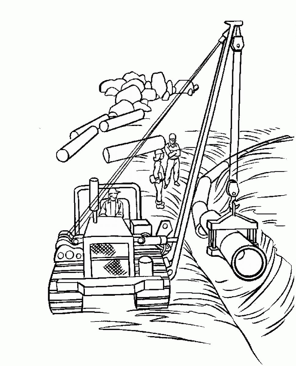 Constructions Coloring Pages