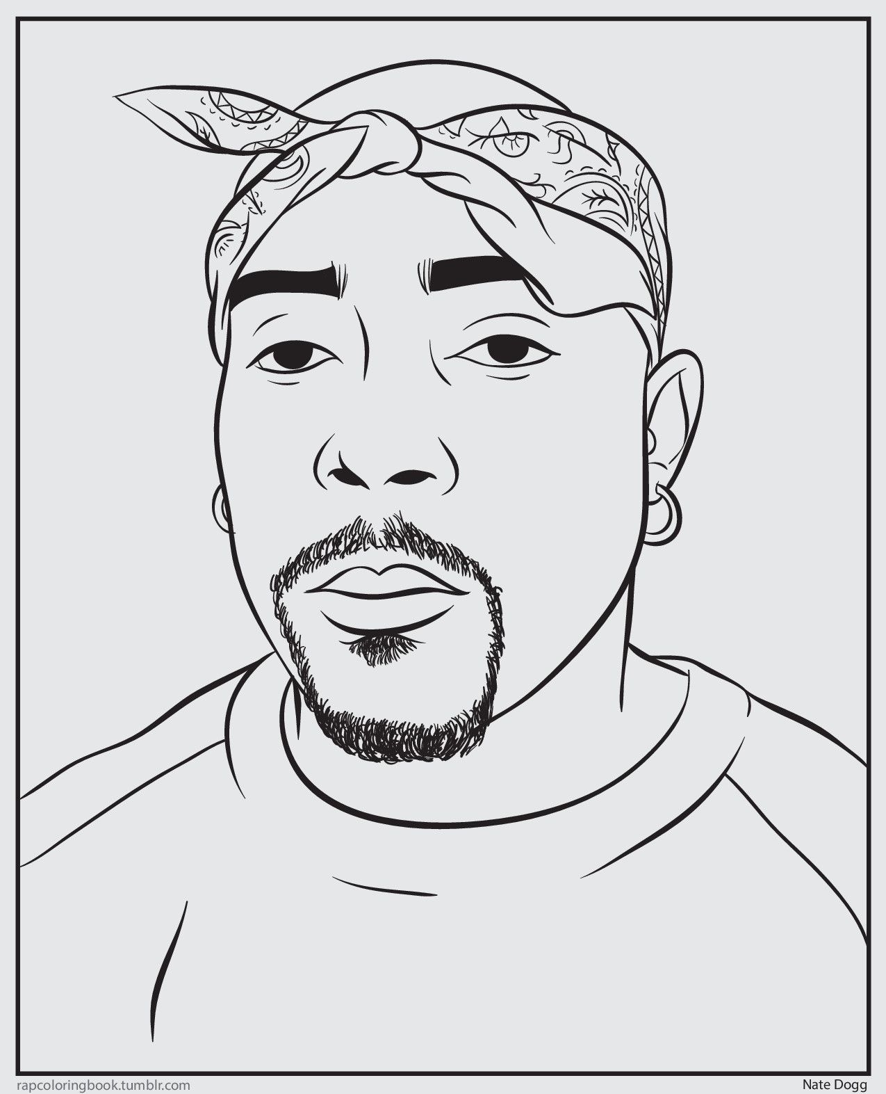 Rapper Coloring Pages