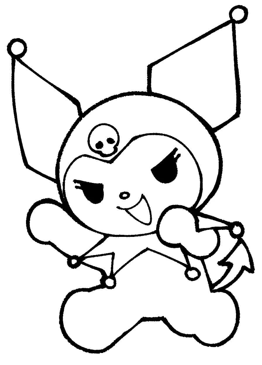 Cool Kuromi Coloring Page Download Print Or Color Online For Free