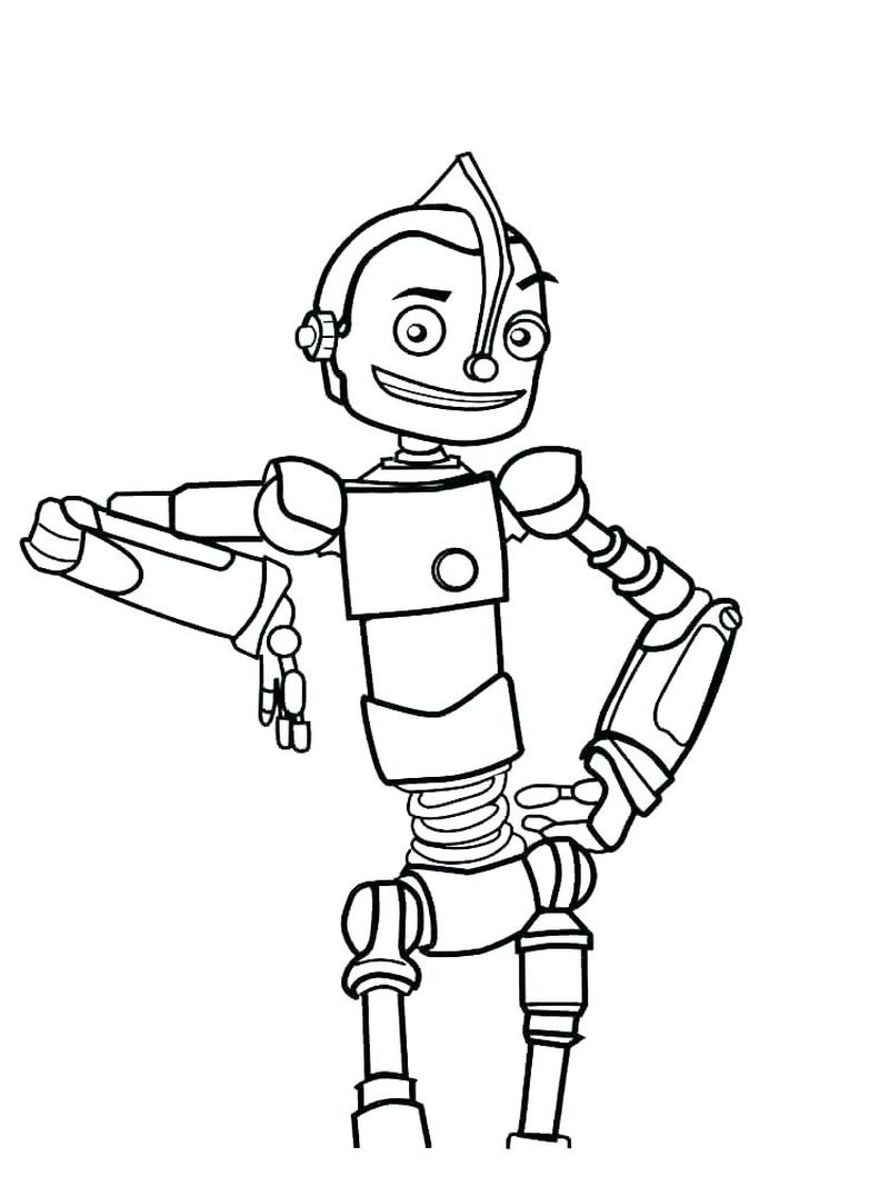 Cool Robot Coloring Pages PDF To Print For Kids Coloringfolder